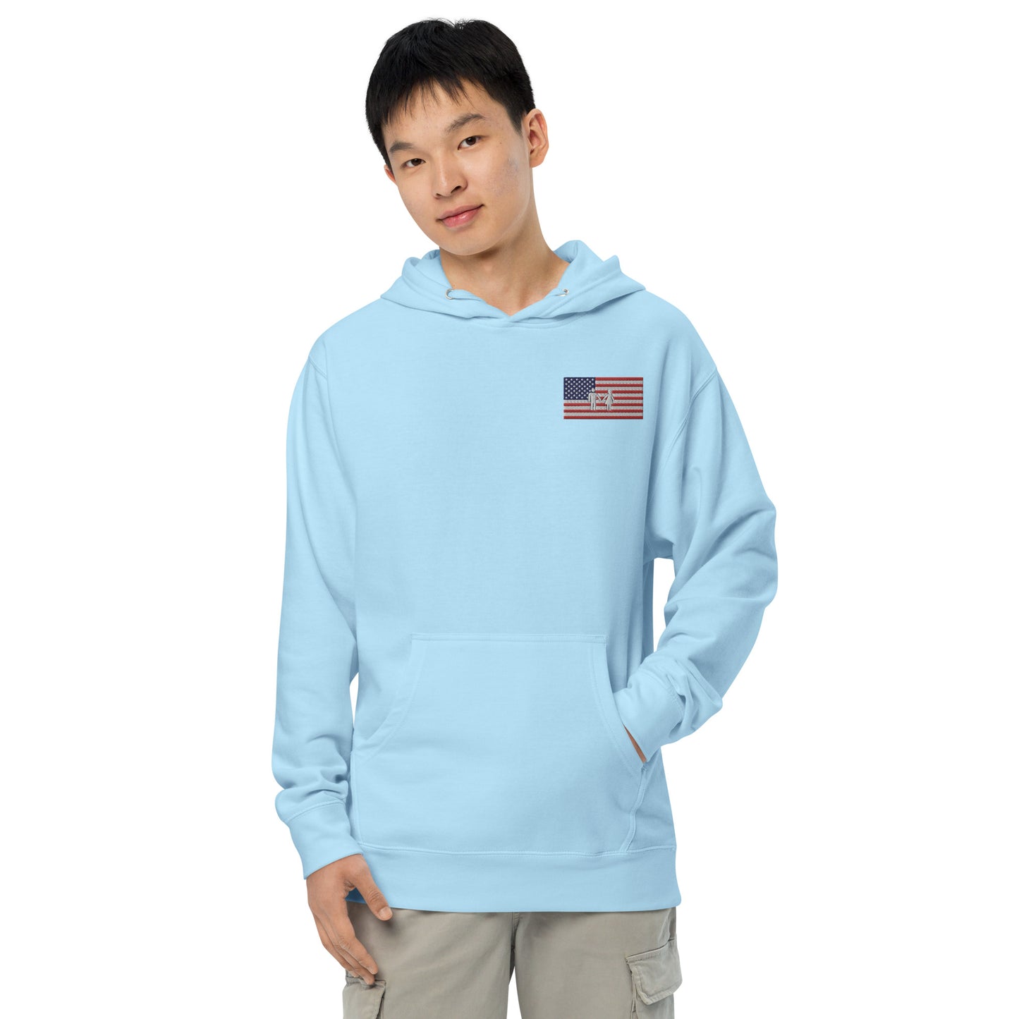 Sudadera con capucha unisex de peso medio