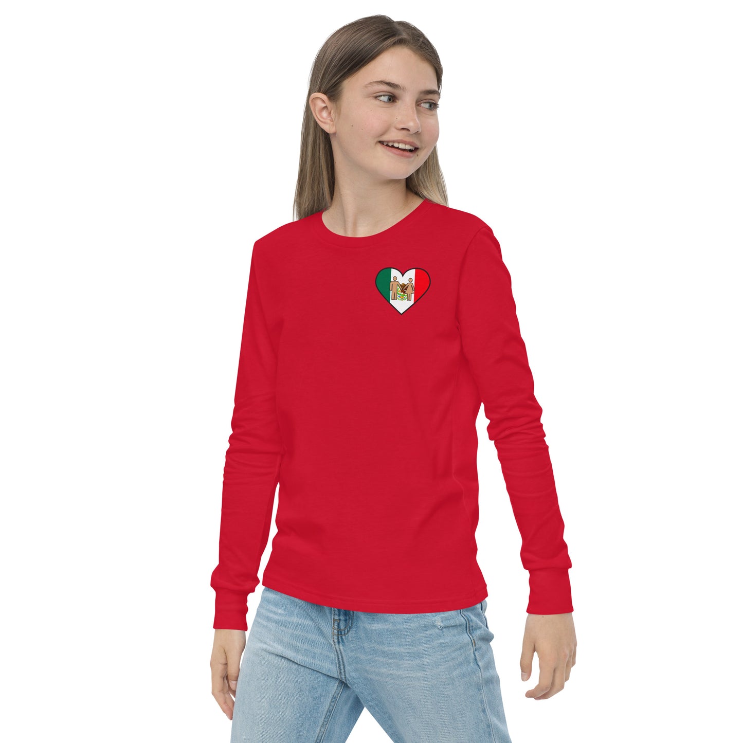 Camiseta juvenil de manga larga