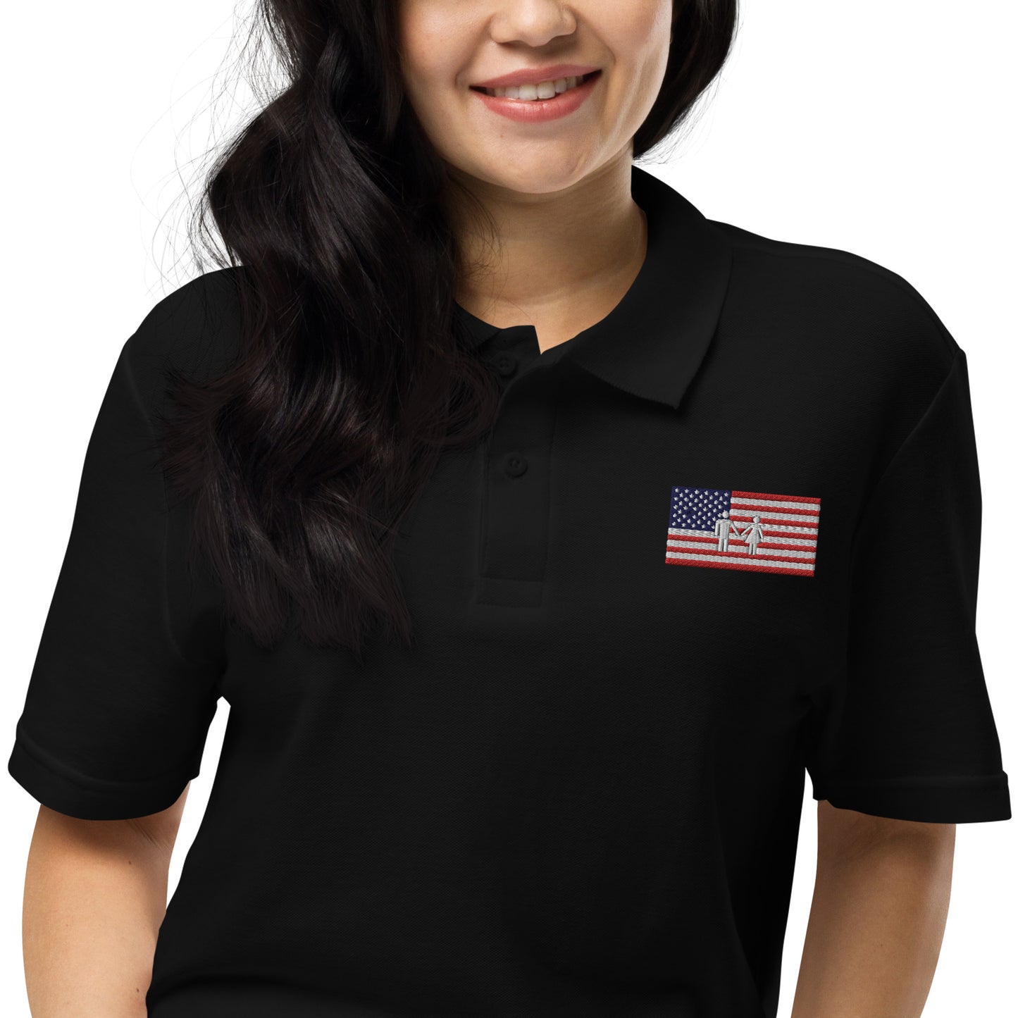 Unisex pique polo shirt